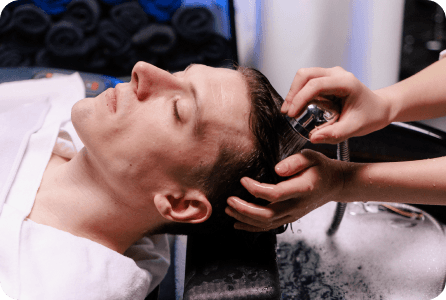 Hair wash & head relaxation